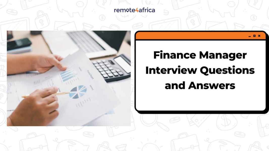 Finance Manager Interview Questions and Answers